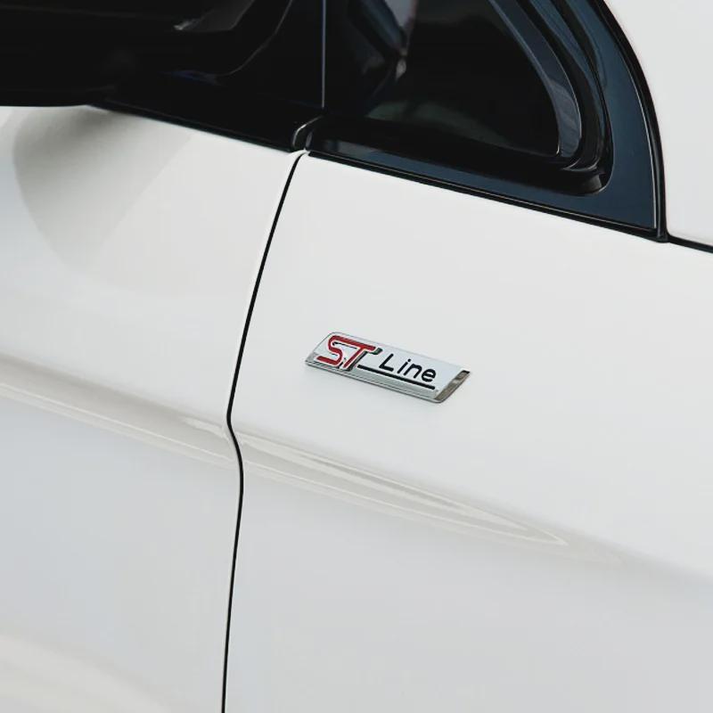 Металлическая наклейка ST Line эмблема на крыло автомобиля для Foc-us Mk4 MK3 4 EDGE Fiesta Ecosport Mond-eo MK5 ST Line логотип аксессуары