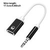 3.5mm Male to Type C Female Headphone Jacks Adapter USB C to Auxs Sound Cable Cord for Phone 15 Plus15