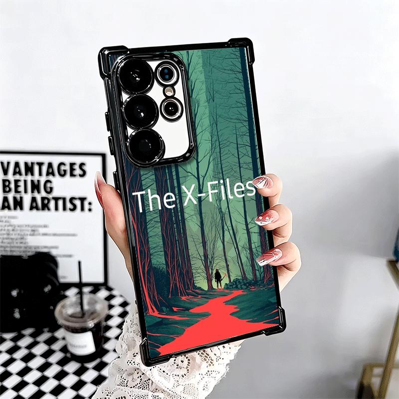 Чехол для телефона The X Files Я хочу верить с покрытием для Samsung Galaxy S24 S25 FE S26 Edge S23 Ultra S22 S21 Plus S20 Противоударный с воздухом