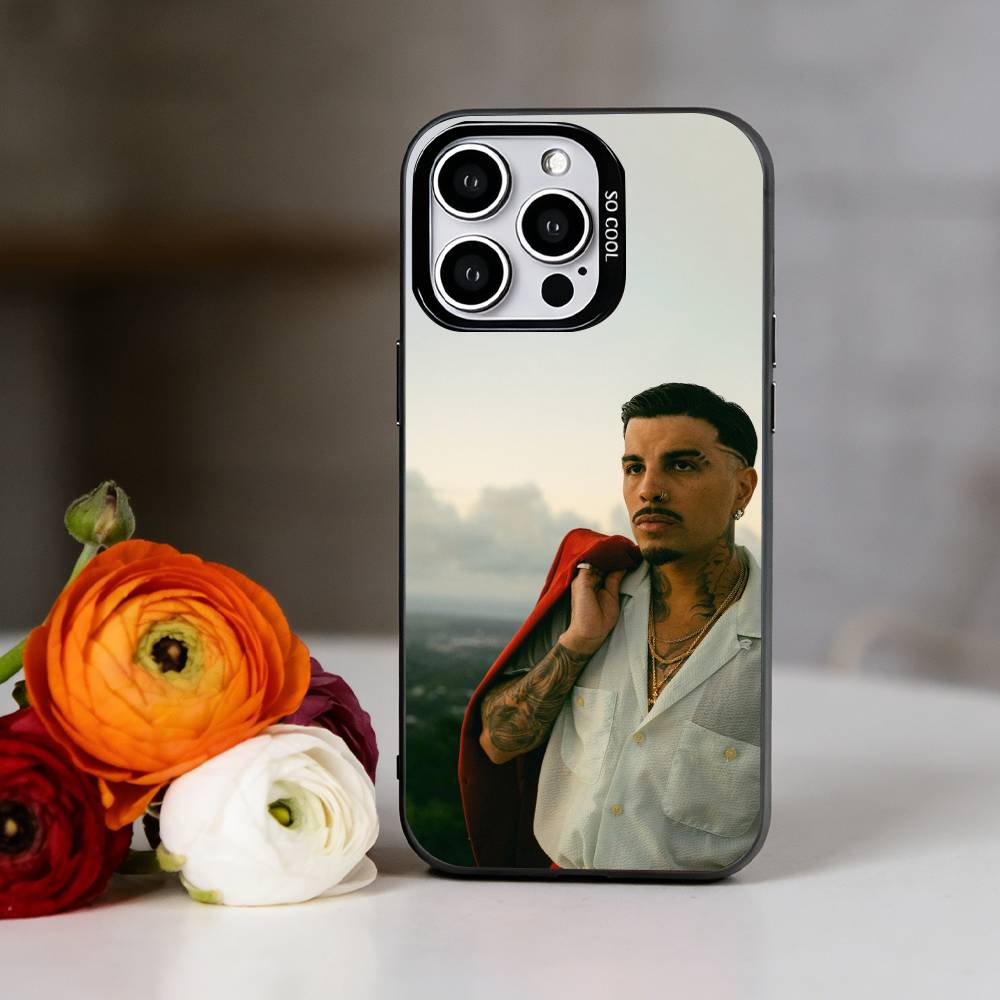 Singer R-Rauw Alejandro Phone Case For iPhone 17,16,15,14,13,12,11 Plus,Pro Max,XS,Colorful Silver Black Cover