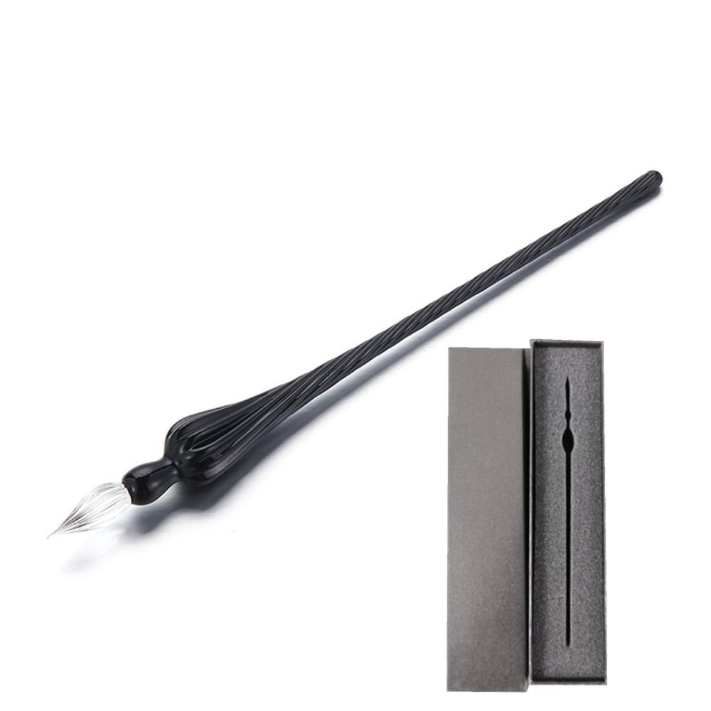 Канцелярские товары Винтажные Подписные Чернила для Заправки Ручной работы Перьевые ручки Хрустальное Перо для Макания Стеклянное Перо для Макания