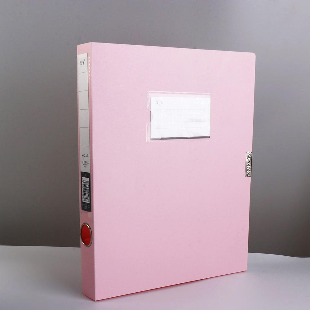 Multifunctional Desktop Storage Box Morandi Color Document Case A4 File Organizer Box Receipt