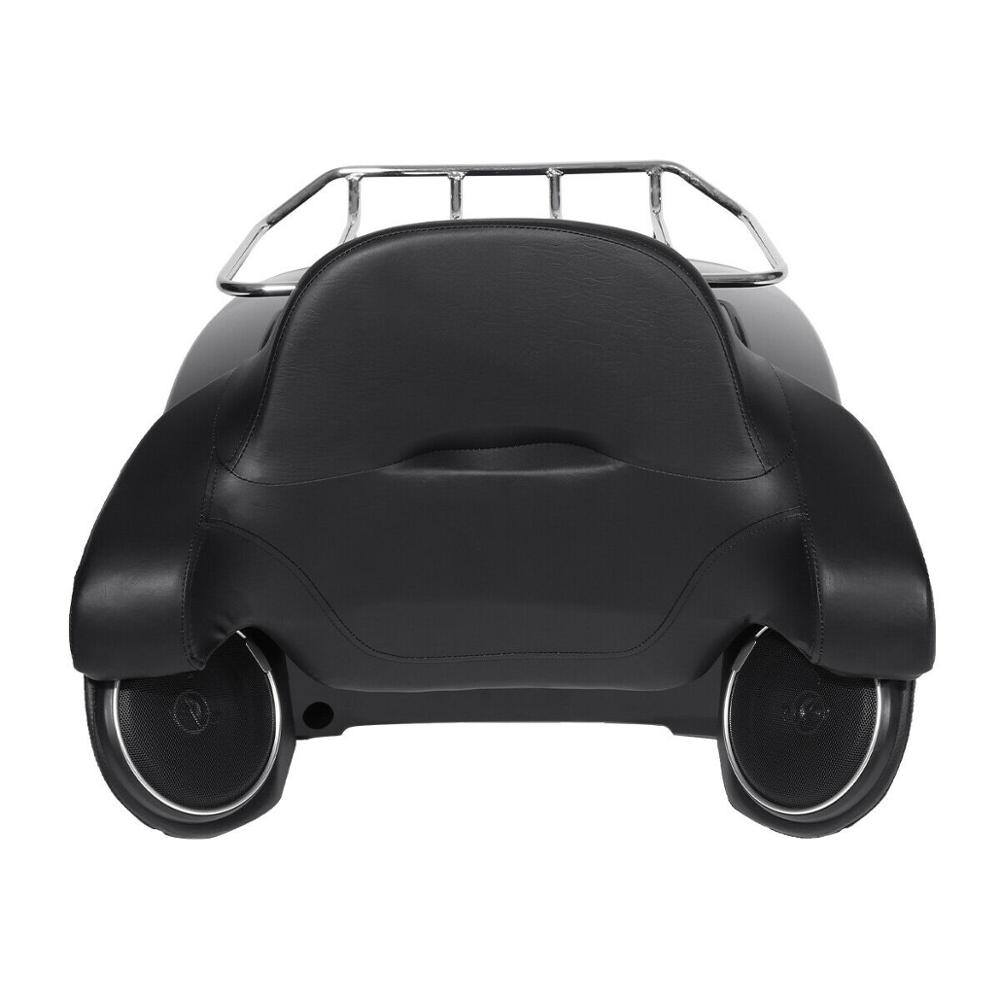 Багажник на задний кофр мотоцикла, световой динамик, подушка для Harley Touring Trunk Road King Glide 2014-2025