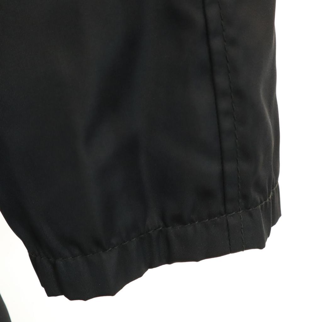 Prada Made In Italy Stainless Collar Coat L Black With Liner Women Used