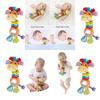 Mummabubba Soft Plush Giraffe Rattle Bell Teether Toy For Babies