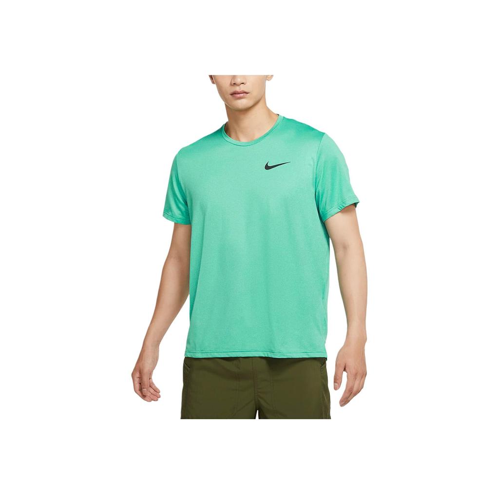 Nike Футболка мужская спортивная повседневная дышащая с коротким рукавом с логотипом цвета морской волны CZ1182-370