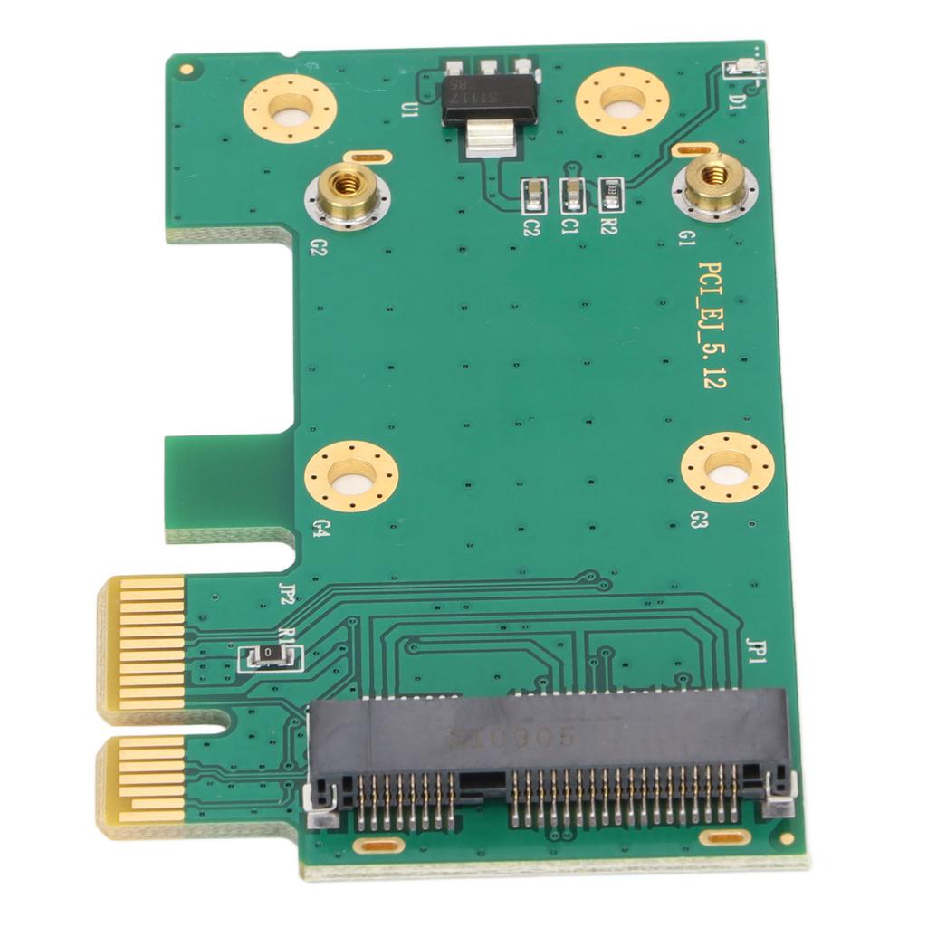 Mini PCIE To PCIE Fine Workmanship Simple Operation Lightweight Portable PCB Material Net Card Adapter