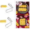 Cookie Cutters Chinese New Year Biscuit Molds 2024 Shaped Biscuit Cutters Plastic Material Perfect for Festive Treats