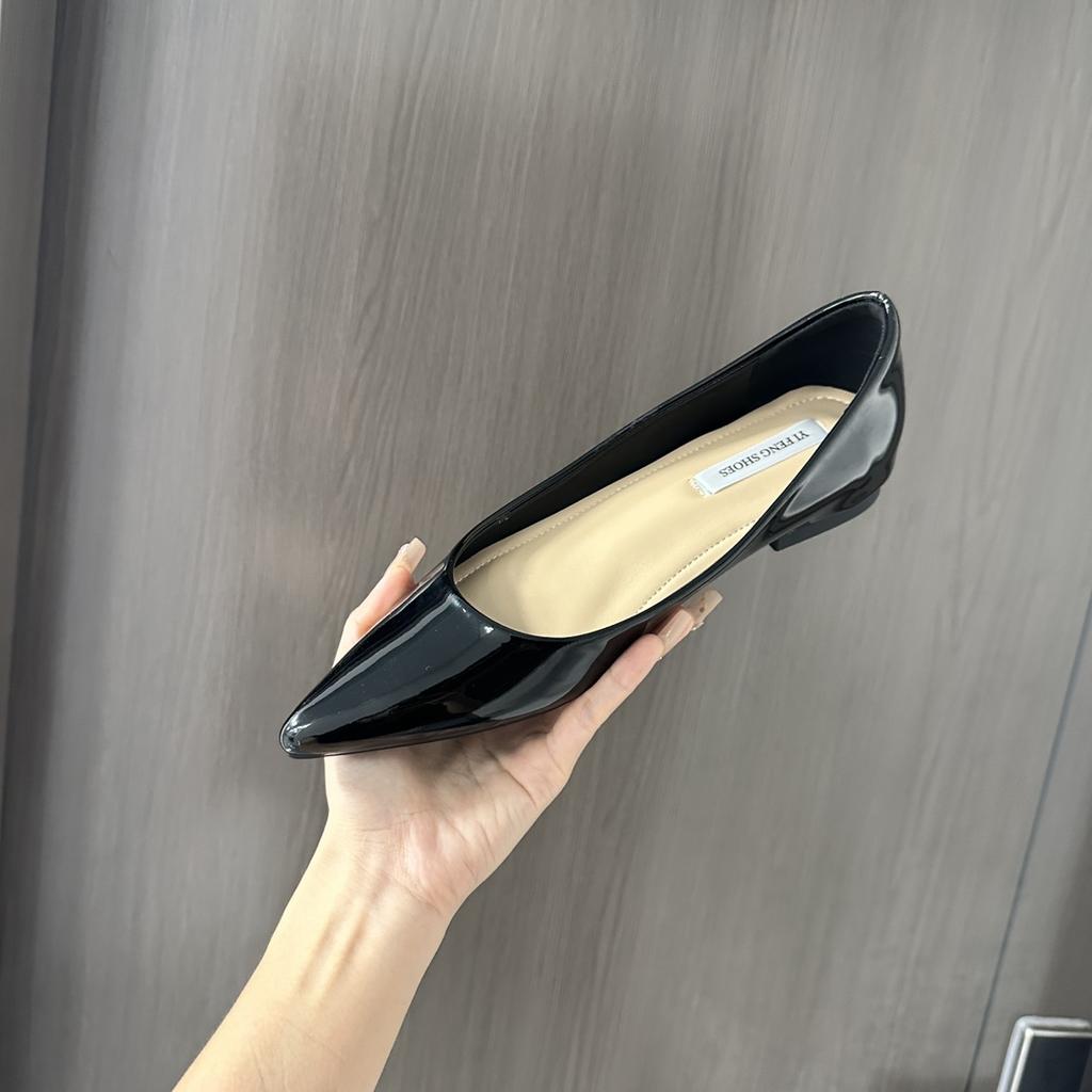 Туфли-лодочки телесного цвета, высота подъема 3 см, сексуальные, с чистым желанием, туфли-лодочки с открытым носком, прошитые остроносые балетки, универсальные, для работы, женские туфли-лодочки