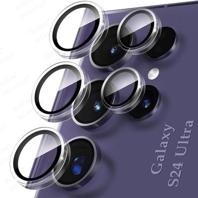 Чехол Samsang S24 Ultra, задняя HD-камера, Защитная пленка для Samsung Galaxy S24 Ultra Plus S24 + S 24 5G, заднее стекло, кольцо, аксессуары для объектива