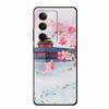 3D Тисненый Чехол Для Realme C75 4G 5G C75x V70 V70s 14x Realme C71 4G Чехол C 75 71 Чехол Цветок Черный Силикон Мягкая Задняя Крышка Сумка