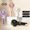 Handheld Spray Fan USB Rechargeable Adjustable Summer Personal Water Mist Fan Portable Travel Outdoor Pocket Mini Cooling Fan