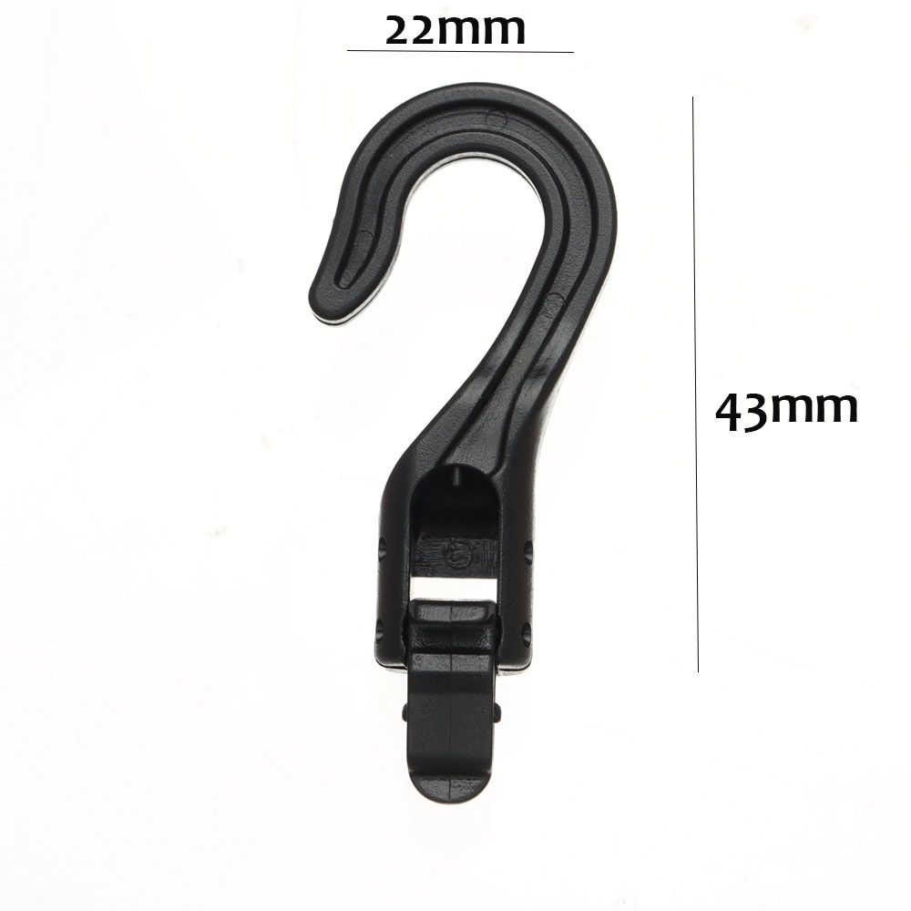 Open End Cord Outdoor Tool Snap Buckles Camping Tent Hook Elastic Ropes Buckles Straps Hooks