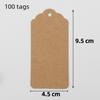 Kraft Paper Hang Tags: Blank DIY Cards for Pricing or Decoration