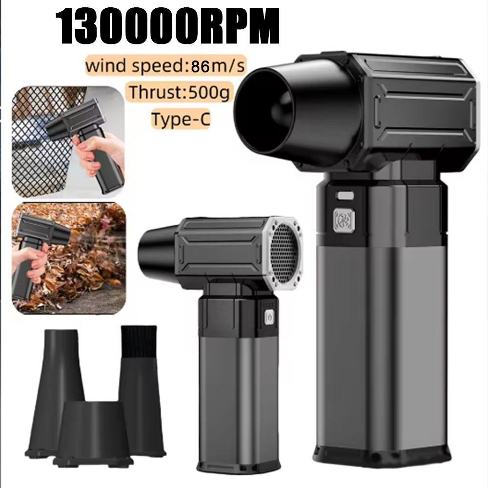 Strong Winds 86m/s Mini Turbo Jet Fan 130000RPM Electric Air Duster  Vacuum Cleaner