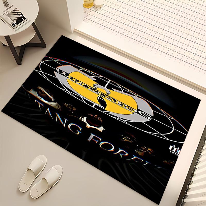 Wu-T-TANG Clans Print Area Rug - Soft,Washable Non-Slip Indoor Mat,Living Room,Home Office Decorative Rug