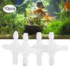 10PCS 6 Way Aquarium Water Pipe Adapter Fish Tank Joint Tube Hose Fittings Connector4.8MM