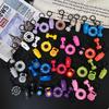 Fitness Series Rubber Keychain: Barbell & Dumbbell Charm for Gifts