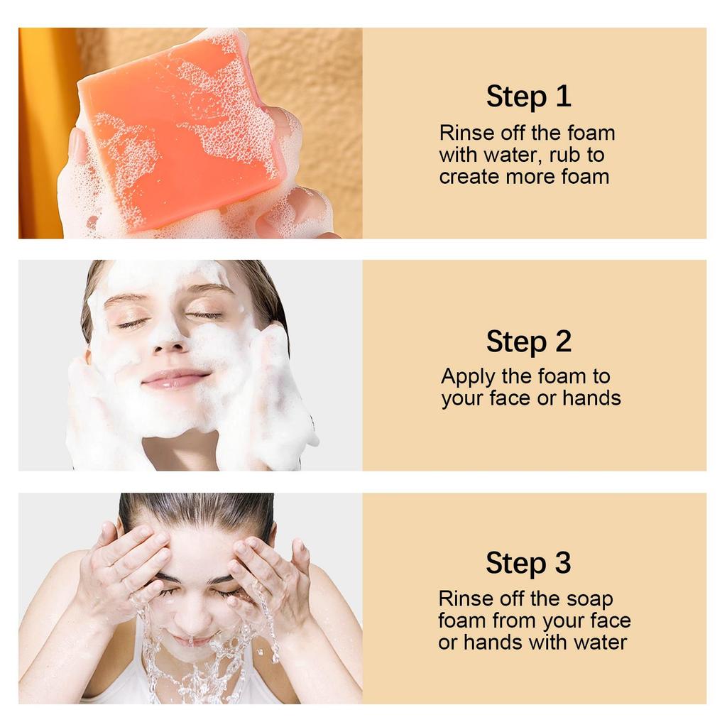 Мыло с койевой кислотой - Глубокое очищение и увлажнение кожи лица и рук, способствует более гладкой и сияющей текстуре кожи - Подходит для типов кожи, 100 г