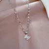 Light Luxury Minimalist Style Butterfly Stove Real Gold Instagram Internet Celebrity Collarbone Chain Fashion Pendant Necklace