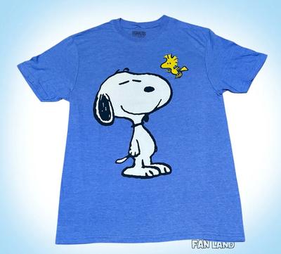 Новая мужская унисекс футболка Peanuts Чарли Браун Снупи Вудсток Синяя