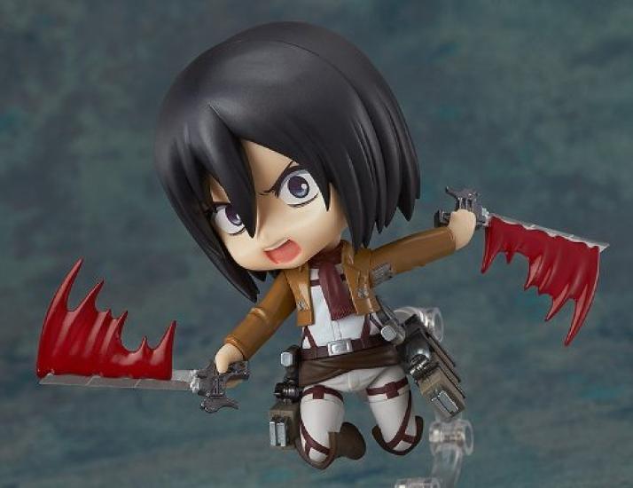 Nendoroid Attack On Titan Mikasa Ackerman Painted Movable Figure Secondary Resale Non-scale ABS&PVC
