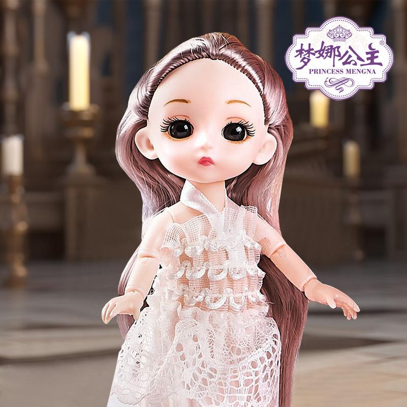 Супер милая 13-суставная кукла-трансформер в костюме принцессы 17 см Bobby Girl игрушка в подарок