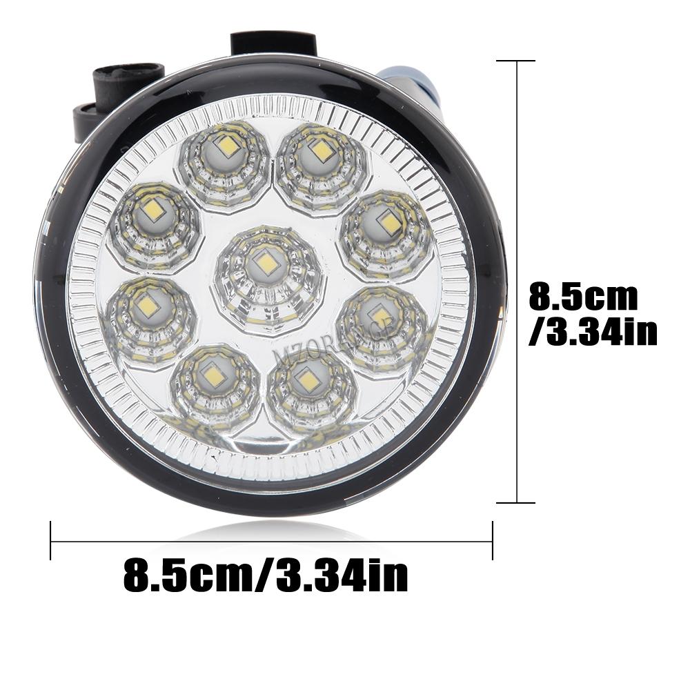 2 шт. противотуманных фар в сборе для Nissan X-Trail T31 Tiida Saloon Hatchback Cube Juke Rogue 2004-2015 Галогенные светодиодные лампы головного света