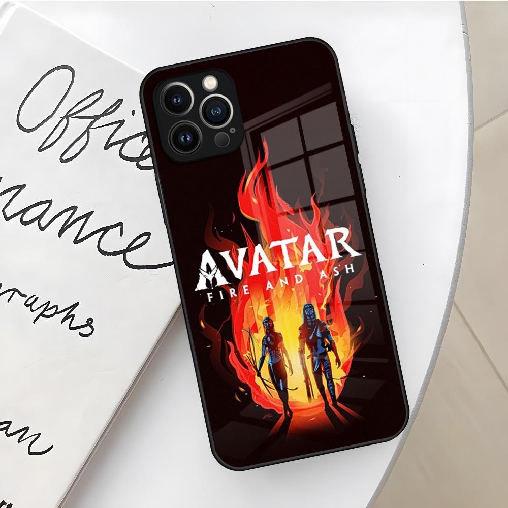 Чехол для телефона Аватар Путь воды для Iphone 17 16 Air 15 14 12 11 13 Pro Max Mini X Xr Xs Se Puls стеклянный Чехол