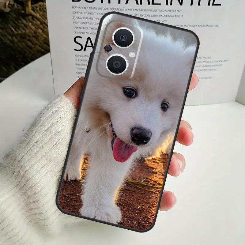 Samoyed Puppy Case For OPPO Reno 8 7 6 5 4 Lite 8T 5Z 4Z 10 11F OPPO Find X5 X6 Pro X2 Neo X3 Lite Cover