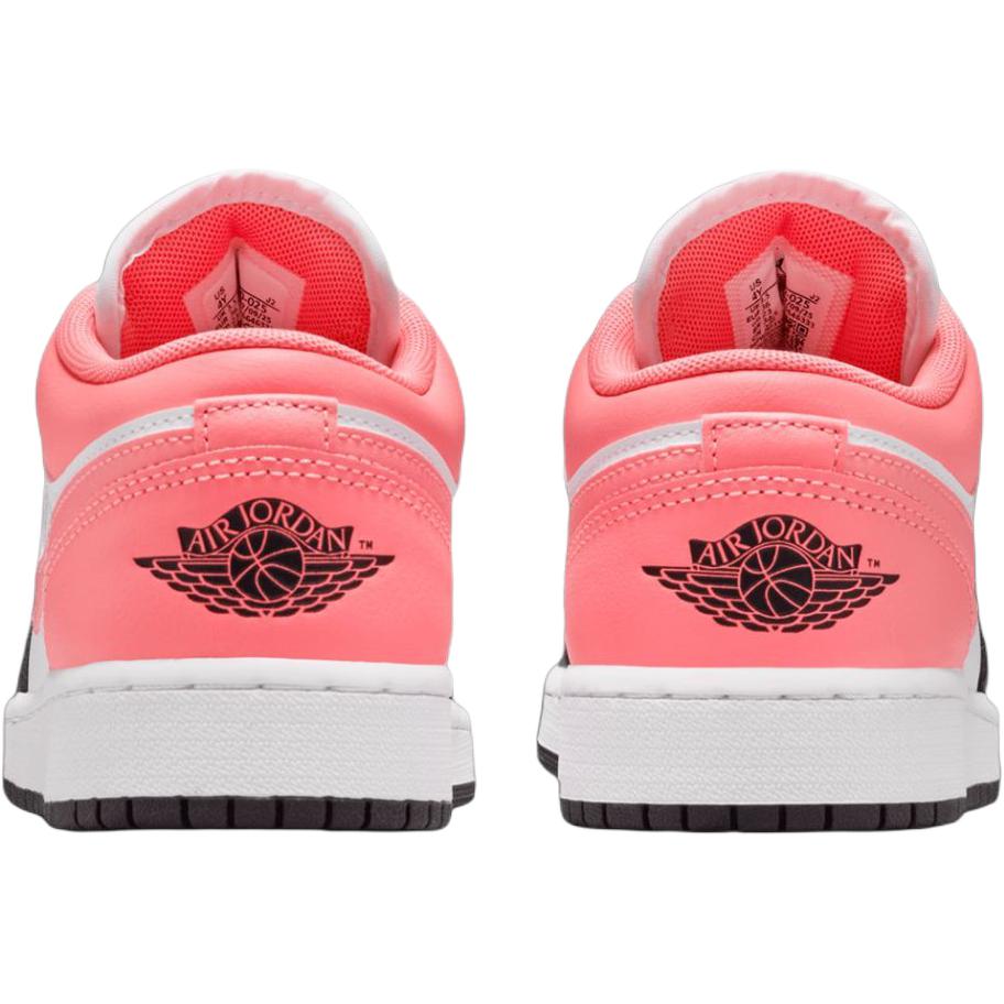 Jordan Детские баскетбольные кроссовки Air Jordan 1 Low White Pink Унисекс 553560-025