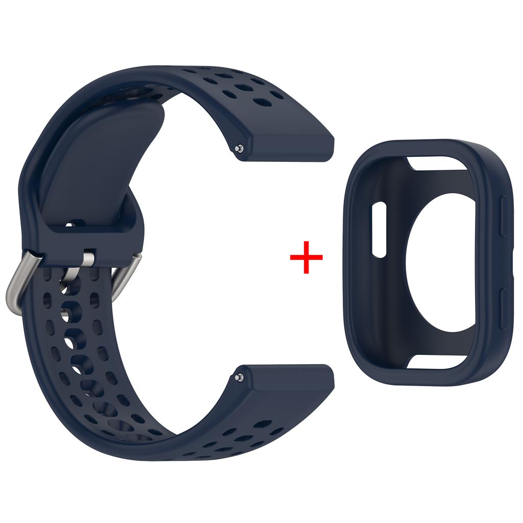 Оригинальный силиконовый+чехол для Amazfit Bip 6, аксессуары для ремешка, мягкий дышащий ремешок Correa+защитная накладка-бампер для браслета Amazfit Bip6