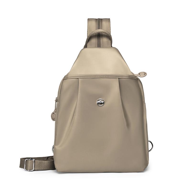 Compact Backpack with Adjustable Straps and Front Zipper Pocket