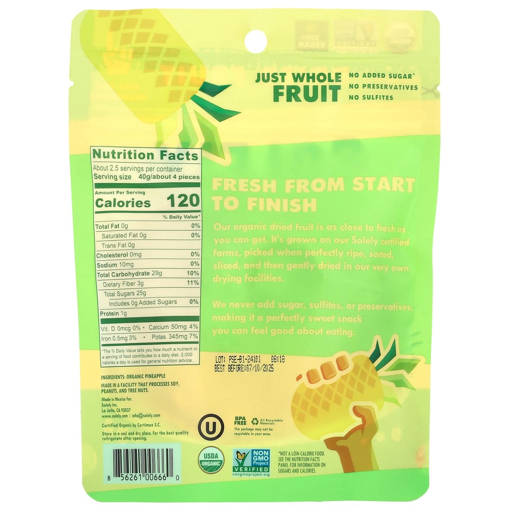 iHerb Pineapple Rings 100g (3.5oz)