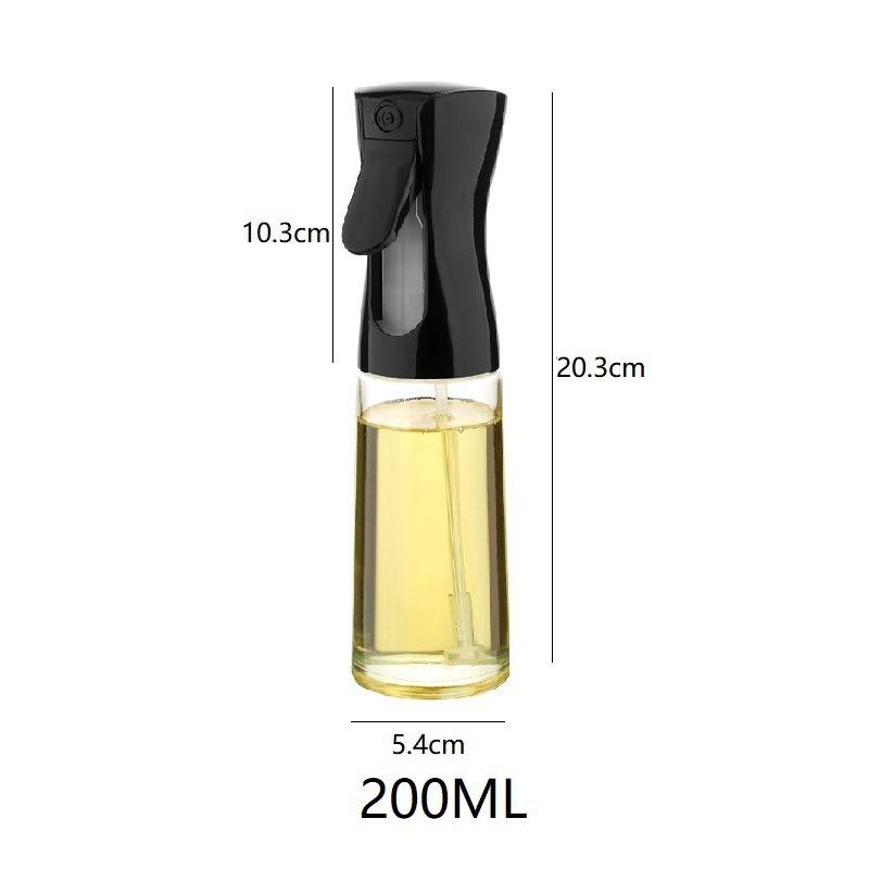 200ml Oil Spray Bottle BBQ Cooking Olive Oil Sprayer Plastic Baking Oil Spray Empty Bottle Vinegar Bottle Or Oil Brush