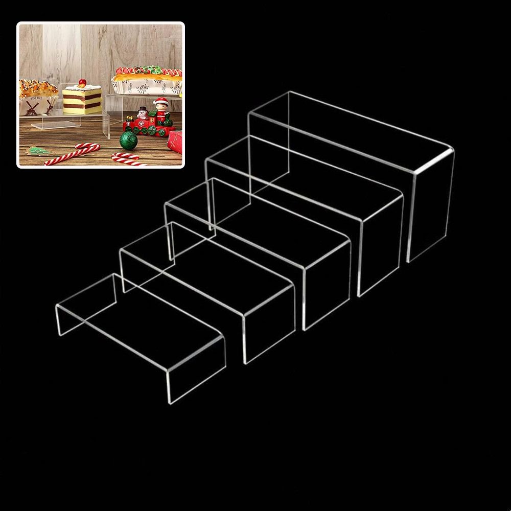 Space Saving Figurine Display Stand Transparent Acrylic Doll Display Stand Home Organization