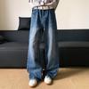 Американский уличный стильный потертый модный джинсы мужские весна лето новый ретро трендовый бренд свободные прямые брюки