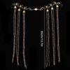 Retro Crystal Headpiece Shiny Design Forehead Chain Fringe Hair Accessories  Forehead Decoration
