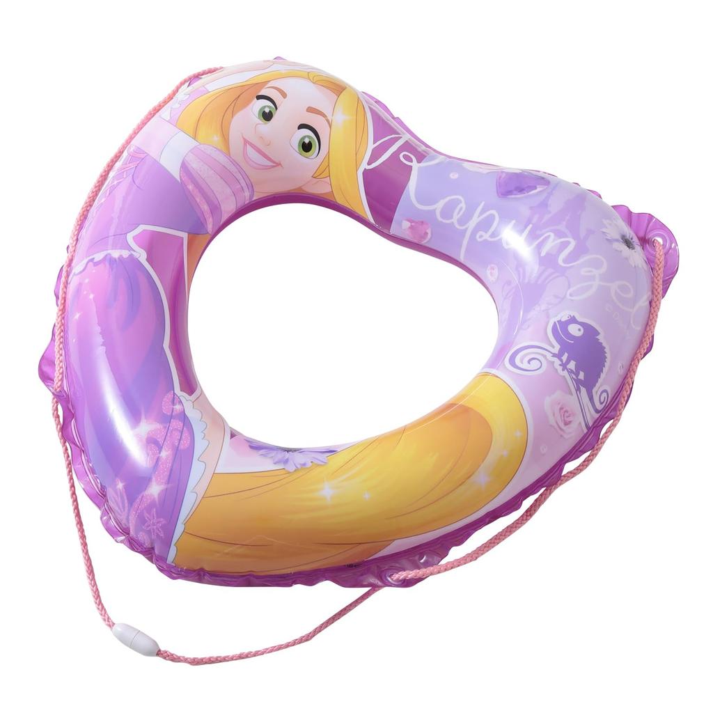 Maruka Надувной круг в форме сердца с Рапунцель, 60 см, для игр на воде, в бассейне и на пляже, 195450