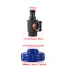 Адаптер для IBC-контейнера S60*6 с крупной резьбой на резьбу 1/2'' 3/4'' Запорный клапан для резервуара с водой Садовый Сельскохозяйственный Фитинг для полива