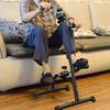 Elderly Exercise Bike Pedal Exerciser Bike Hand Arm Leg Knee Peddler Adjustable Fitness Equipment for Seniors Elderly Home Pedal Exercise Bike