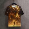 Men's T-Shirts Summer Cool Animal Dragon Pattern 3D Print Tops Tees Women Streetwear Fashion Oversized T Shirt Men Clothing