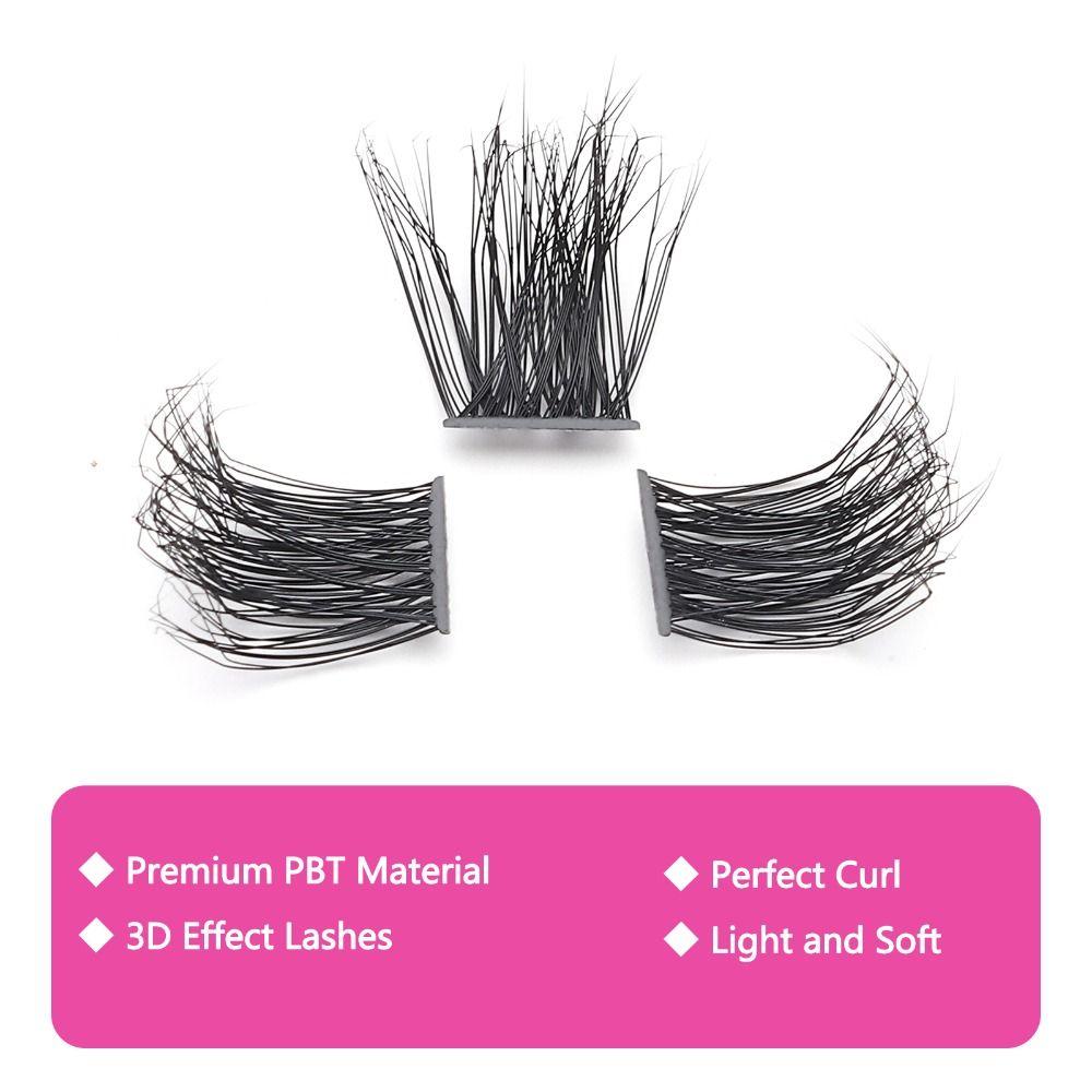 Индивидуальные кластерные ресницы из искусственной норки, мягкий пух, наращивание ресниц своими руками, кластеры ресниц в домашних условиях