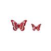 Three Dimensional Butterfly Stickers For Living Room Background Wall DIY Home Decoration Wall Stickers , Set Of 6 Pieces