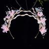 Crystal Hanfu Tassel Hair Hoop Beads Swaying Fairy Headwear Chinese Ancient Hairband  Betrothal