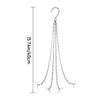 14" Hanging Basket Black/Silver Replacement Plant Hangers Hanging Chain Replacement Chains 4 Strand