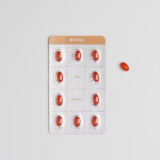 Denps Витамин D жевательный 4000 МЕ 60 капсул x 2 коробки (запас на 4 месяца)