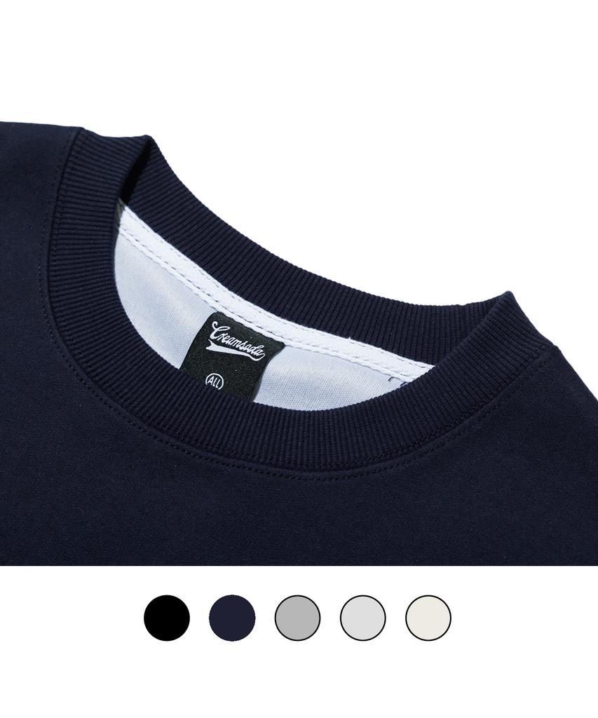 CREAM SODA LAB Basketball Arc Big Logo Sweatshirt Navy