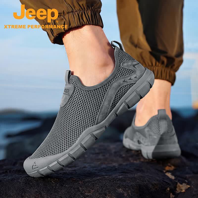 Jeep Мужская легкая обувь для хайкинга без шнуровки