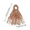 Sun Protection Dresses Shawls Gold Silver Wedding Scarf Summer Pashmina  for Women